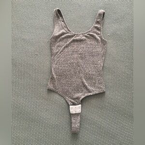 Madewell heather gray tank bodysuit size XXS. New without tags